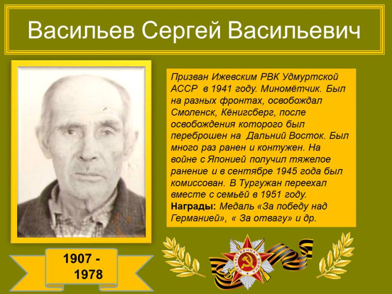 Аллея Памяти героев-тургужанцев 1941-1945 гг..